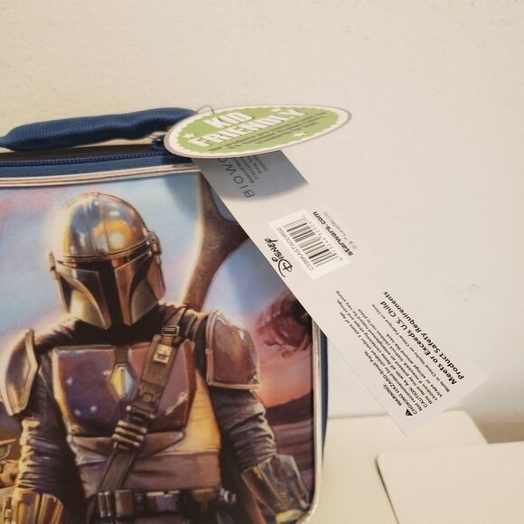 Mandalorian lunchbox Grogu Baby Yoda star wars Jedi cooler bag - Picture 3 of 5
